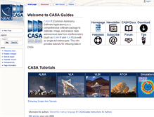 Tablet Screenshot of casaguides.nrao.edu